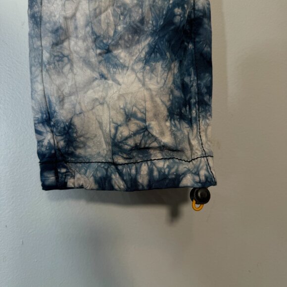 NWT S-L-A-C-K-E-R Slim Fit Cargo Tie Dye Navy Chinos M 32 Stretch Pant Slacker - Picture 5 of 8